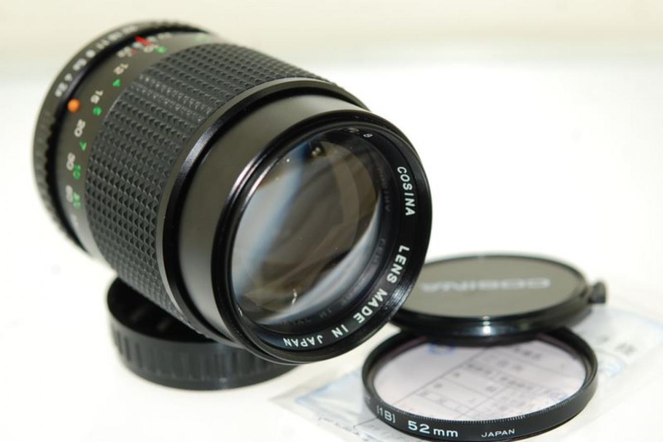 COSINA MC COSINON-T 135mm F2.8 OH済 ケンコー製52mmMCスカイライトフィルター付 【ペンタックスKマウントレンズ】  
