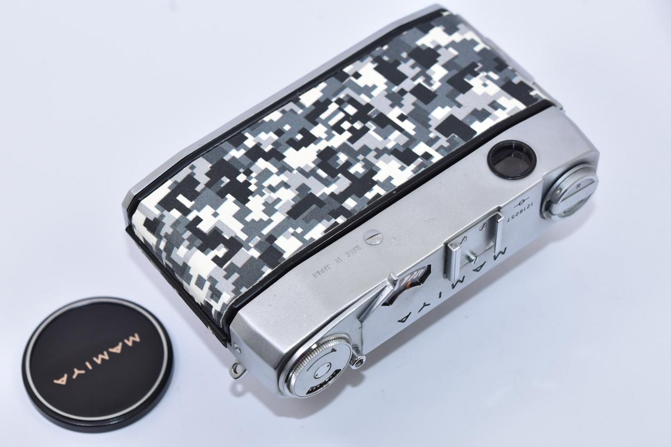 【リメイクカメラ】 MAMIYA 35 ルビー モルト交換済 【MAMIYA-SEKOR T 48/1.8レンズ搭載】
