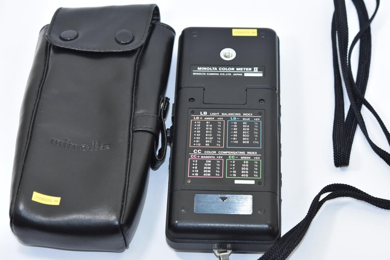 MINOLTA COLOR METER II 【純正ケース付】