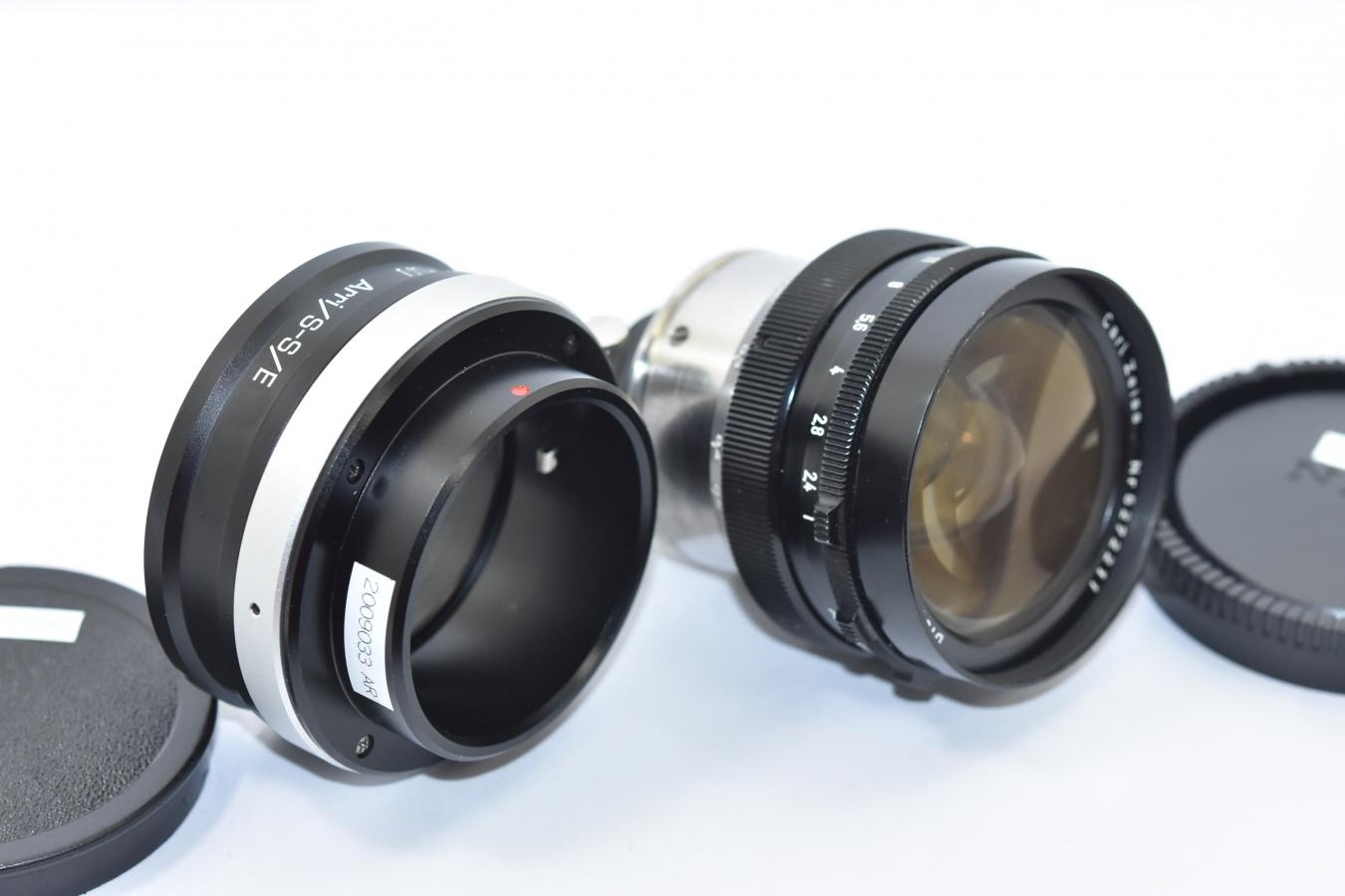 【希 少】Carl Zeiss Distagon 8mm F2 ARRIFLEX STD【KIPON製アリフレックス→ソニーEマウント変換アダプター付】