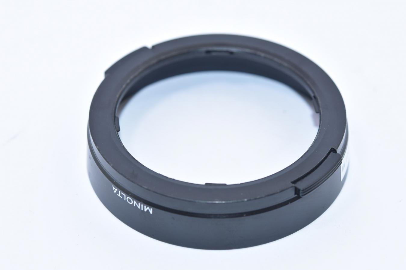 MINOLTA NEW MD 28/2、28/2.8、28/3.5用フード 【49mm口径フード】