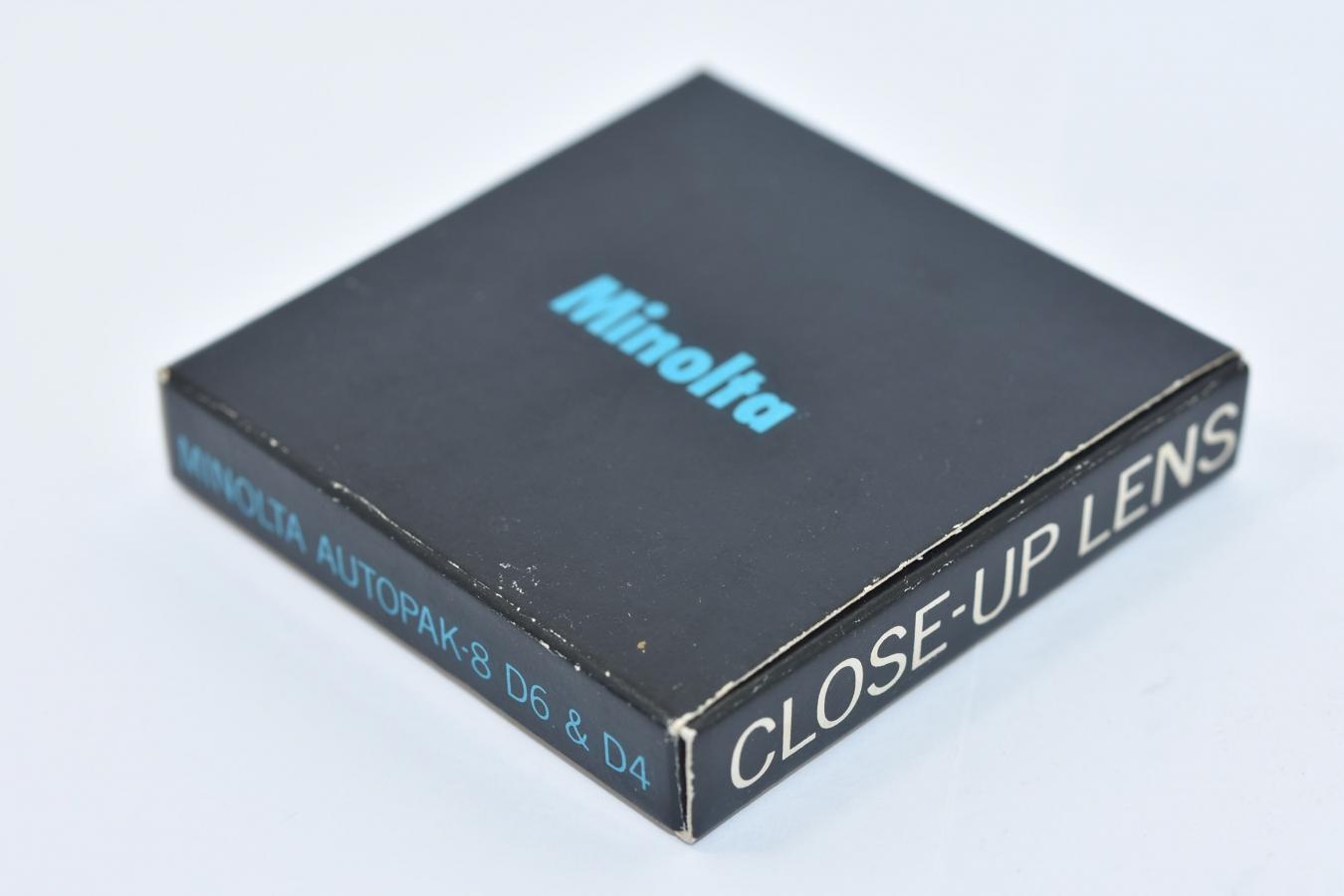 【希 少】minolta CLOSE-UP LENS 元箱付 【52mm口径対応 MINOLTA AUTOPAK-8 D6&D4用】