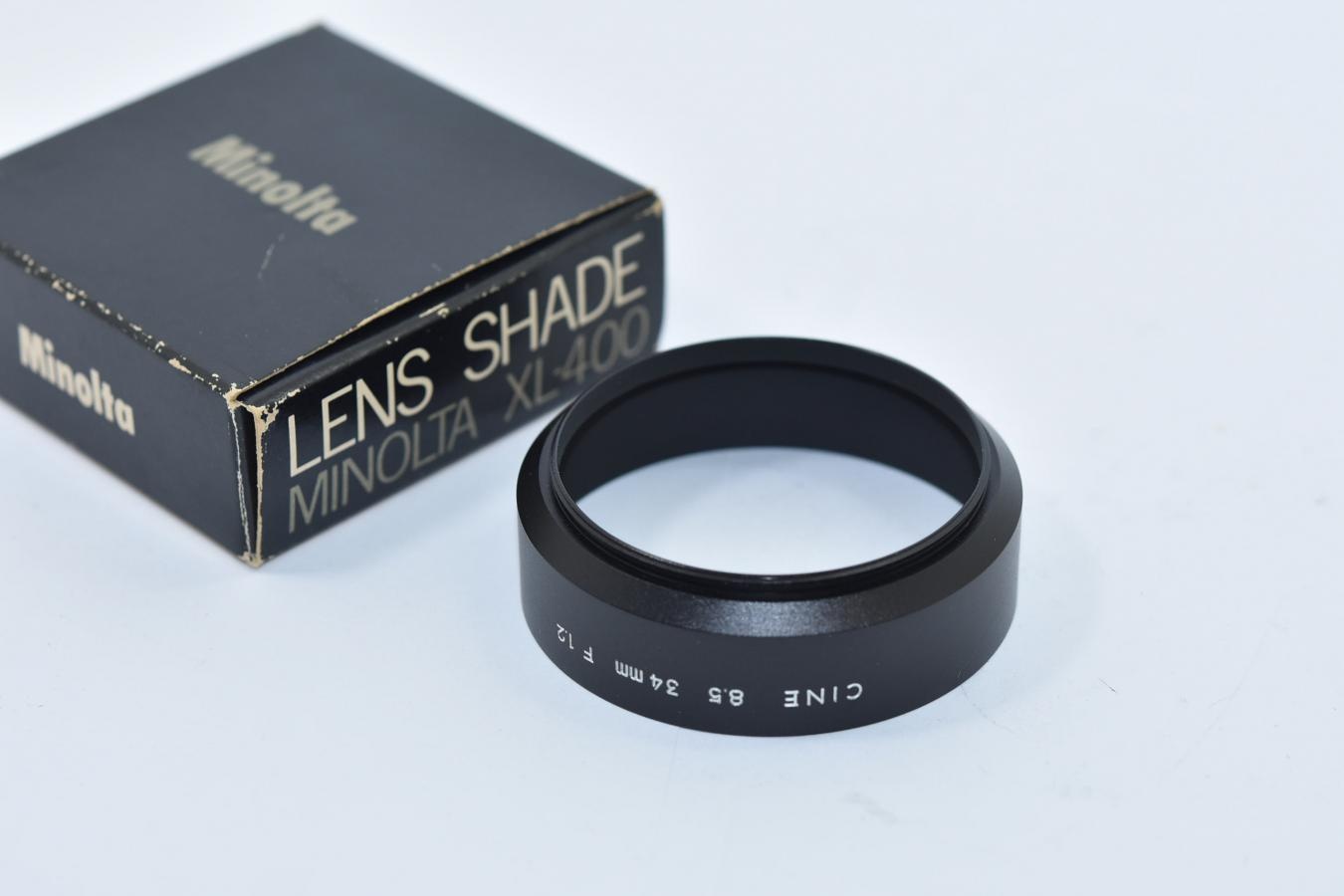 【希 少】Minolta LENS SHADE 元箱付 【46mm口径対応 MINOLTA XL-400用】
