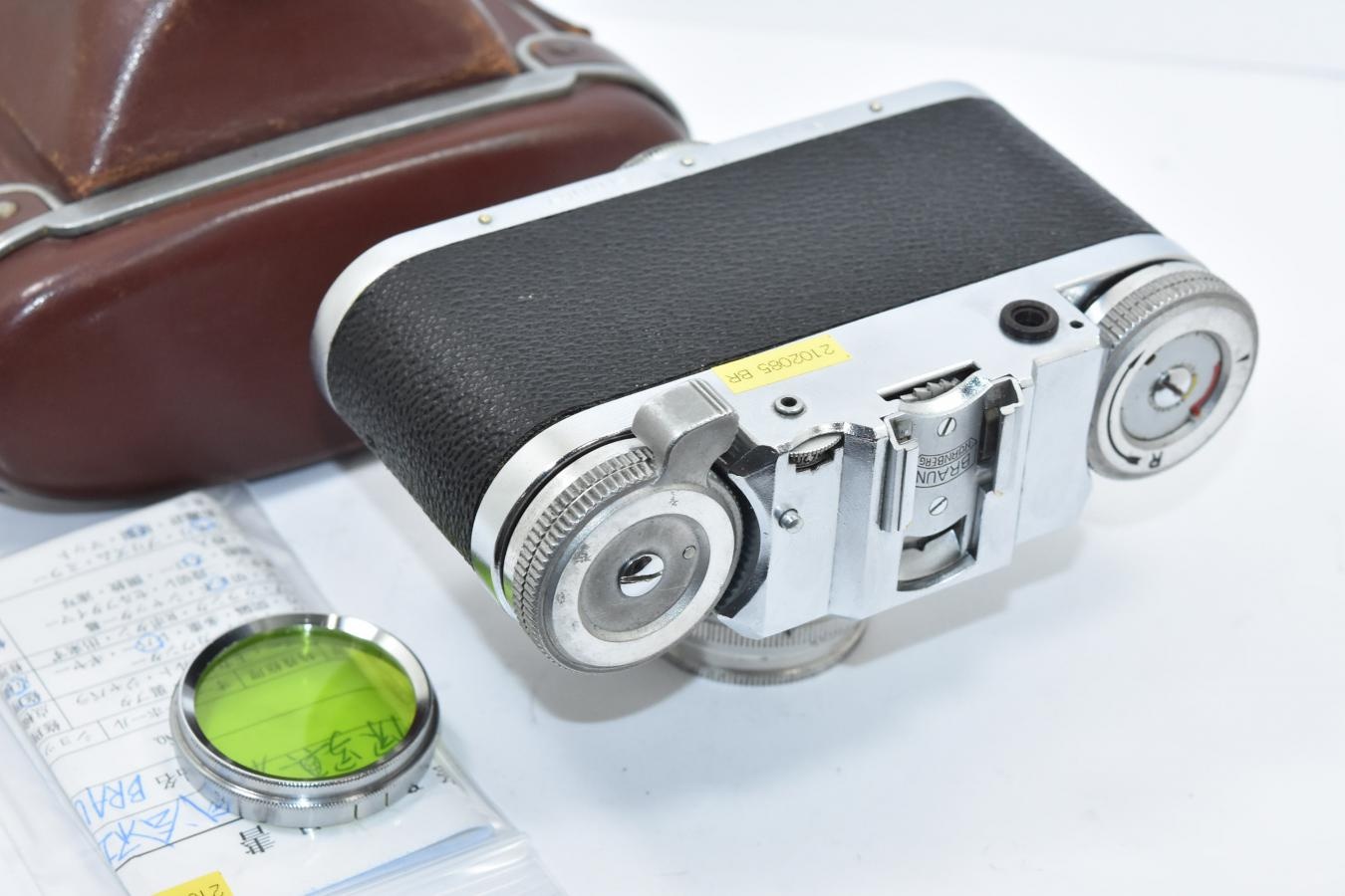 【希 少】BRAUN Paxette POINTAR 45/2.8付 【整備済 純正ケース付】