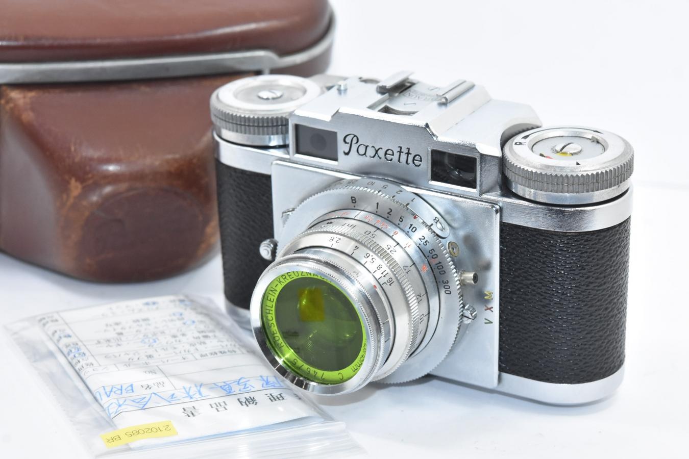 【希 少】BRAUN Paxette POINTAR 45/2.8付 【整備済 純正ケース付】
