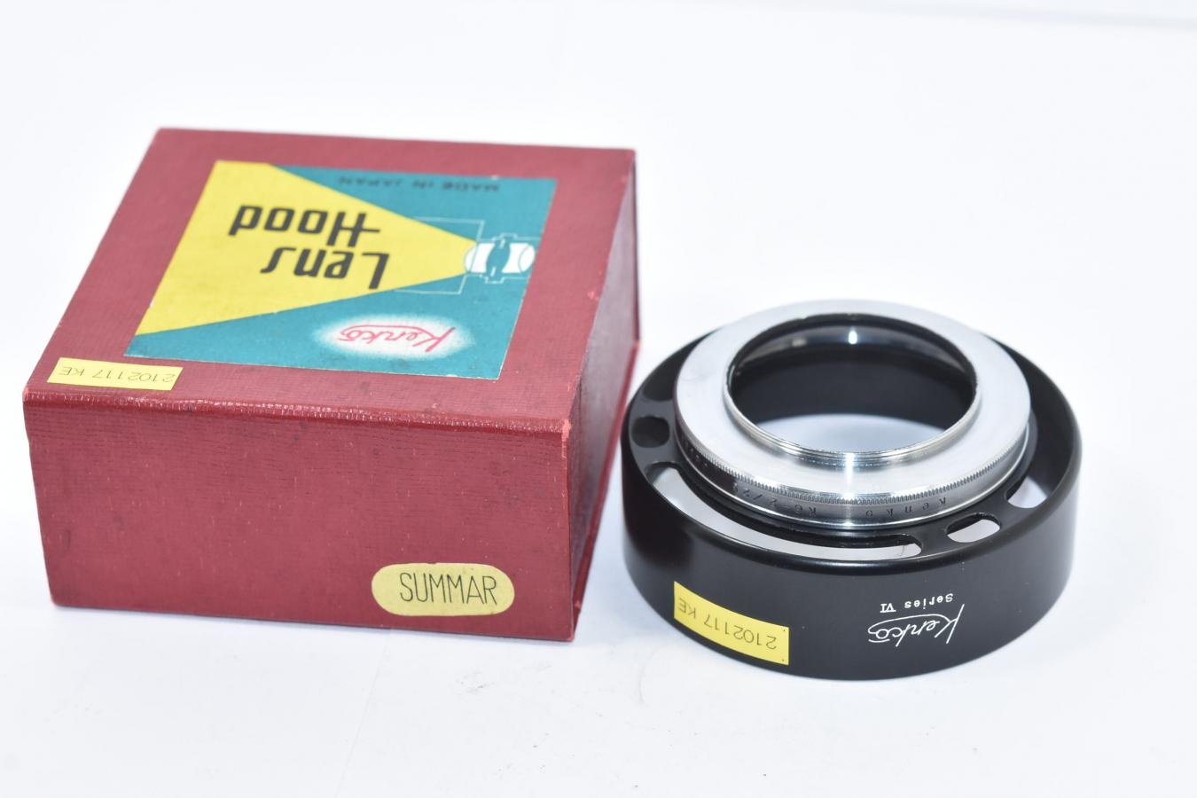 【希 少】Kenko Lens Hood 元箱付 【LEICA SUMMAR 50/2 沈胴用】