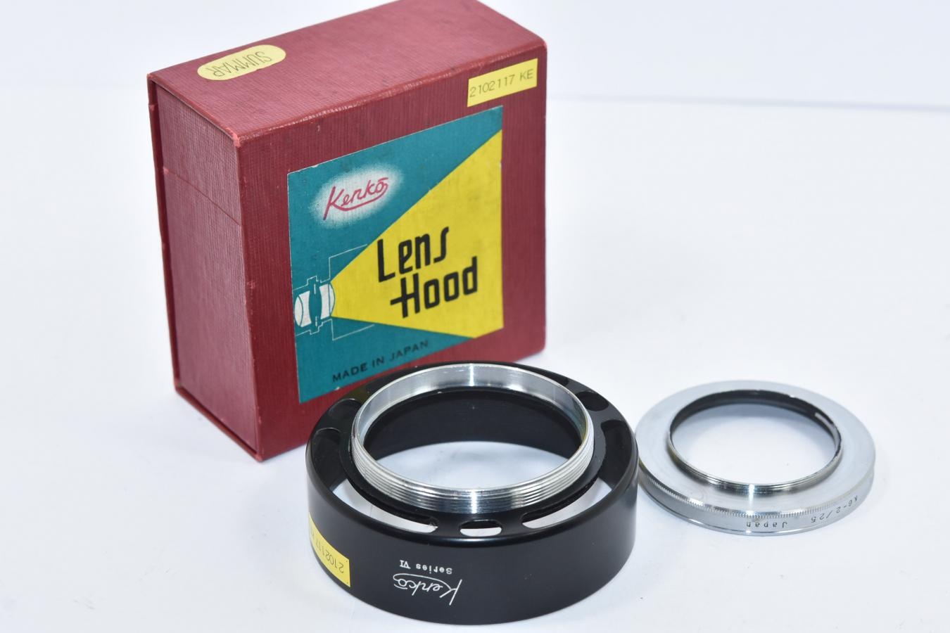 【希 少】Kenko Lens Hood 元箱付 【LEICA SUMMAR 50/2 沈胴用】