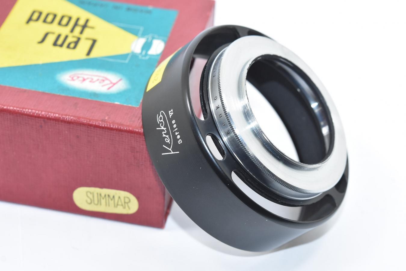 【希 少】Kenko Lens Hood 元箱付 【LEICA SUMMAR 50/2 沈胴用】