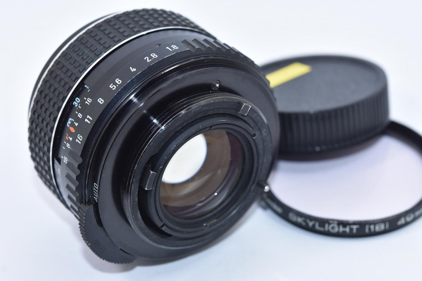 PENTAX SMC TAKUMAR 55mm F1.8 フィルター付【カメラ女子に絶大な人気のオールドレンズ M42マウントレンズ】