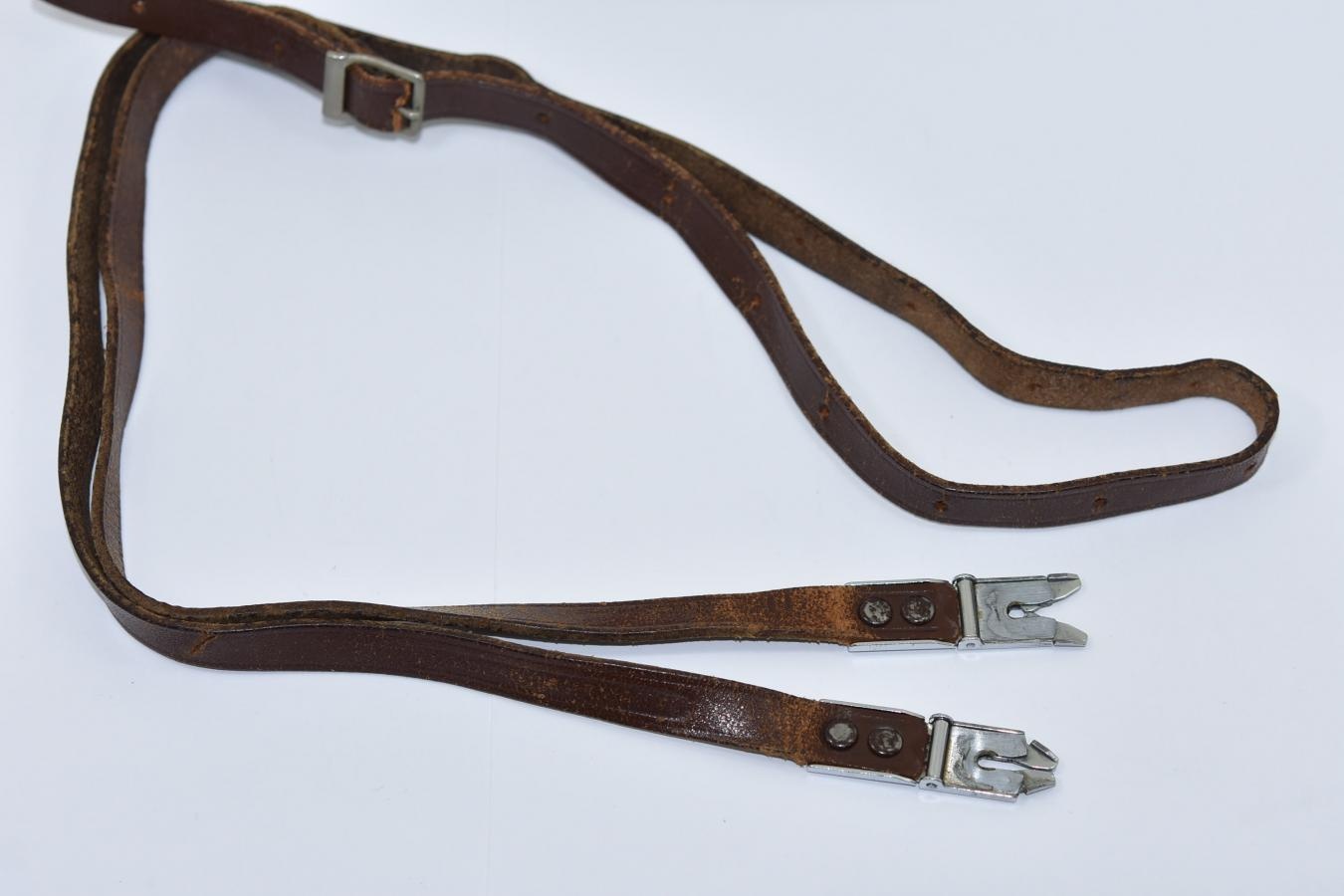 Rolleiflex用純正本革カニ爪ストラップ 【Rollei刻印あり】