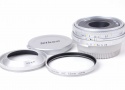 【美品】Nikon/ニコン Nikkor 45/2.8 P AI-Sマウント シルバーMFレンズ HN-35フード付