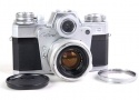 【美品】Contarex/コンタレックス Zeiss Ikon ツァイス イコン+Planar 50mm F2 レンズ フィルター付