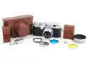 【美品】Canon/キャノン IVSB 50mm F1.8 レンズ Leica/ライカ Lマウント シルバー カメラセット#jp23664