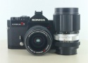 コニカ AUTOREFLEX T3 BK+AR28/1.8+135/3.5