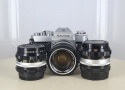 ニコン ニコマートEL+Auto43-86/3.5+Auto24/2.8+Auto28/3.5