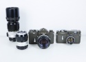 ニコン F+キヤノンP陸上自衛隊仕様セット(レンズ計4本)