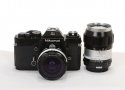 ニコン ニコマートELブラック+ニッコールHAuto35/2.8+135/3.5