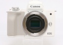 キヤノン EOS M50 MarkII ホワイト(EOS Kiss M2海外モデル)※充電器無し