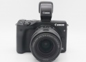 キヤノン EOS M3/EF-M18-55 IS STM EVFキツト ブラツク