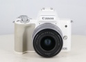 キヤノン EOS KISS M+EF-M15-45 IS STM レンズセット ホワイト