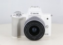 キヤノン EOSKissM2ホワイト+EF-M15-45/3.5-6.3IS STM