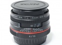 HD PENTAX-DA 15mm F4 ED AL Limited ブラック