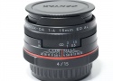 HD PENTAX-DA 15mm F4 ED AL Limited ブラック