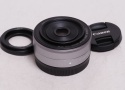 EF-M 22mmF2.8 STM シルバー 【中古】(L:093)