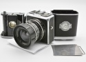 SW ブラックボディ 中判フィルムカメラ + C12 Magazine + Biogon 38mm F/4.5 レンズ