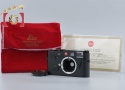【中古】Leica ライカ M6 TTL 0.85 NSH400台限定モデル ブラックペイント レンジファインダーフィルムカメラ