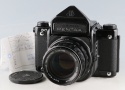 Asahi Pentax 6x7 + SMC Takumar 6x7 105mm F/2.4 Lens #59705E2