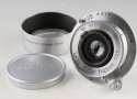 Leica Leitz Elmar 35mm F/3.5 Lens for Leica L39 #59715T