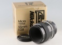 Nikon Micro-Nikkor 55mm F/2.8 Ais Lens With Box #60119L4