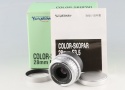 Voigtlander Color-Skopar 28mm F/3.5 Lens for Leica L39 With Box #60185L7