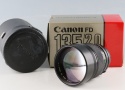 Canon FD 135mm F/2 Lens With Box #60246L3