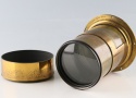 J.H.Dallmeyer London 3B Patent Brass Lens #60724H