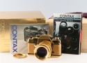 Contax RTS Gold + Planar T* 50mm F/1.4 AEJ Gold Lens Wirh Box #61279L7