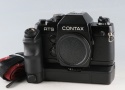 Contax RTS II QUARTZ 35mm SLR Film Camera + Winder W-3 #61423D3