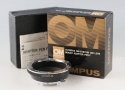 Olympus OM-System OM Lens Mount Adapter Pen F With Box #61505L7