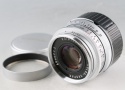 Voigtlander Color-Skopar 50mm F/2.5 Lens for Leica L39 + M Mount Adapter #61584C2