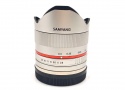 サムヤン 8mm F2.8 UMC FISH-EYE II キヤノンM シルバー