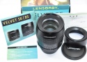 LENSBABY VELVET 85mm F1.8 未記入メーカー保証書、元箱付一式 【フジXマウントレンズ】