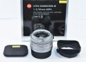 【コレクション向け】 LEICA SUMMICRON-M 35mm F2 ASPH. 6bit シルバー【元箱付一式】