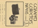 【絶版書籍】CAMERA COLLECTORS NEWS 【2000年1月号 通巻271号】