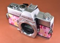 【リメイクカメラ】 minolta SRT101 シルバー【モルト交換済】