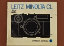 【絶版取説】LEITZ MINOLTA CL 英文取説