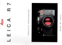 【絶版カタログ】LEICA R7  カタログ 