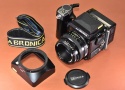 ZENZA BRONICA ETRSi ZENZANON-PE 75/2.8付 【ウエストレベルファインダー、グリップ、フード、120フィルムバック、ストラップ付】