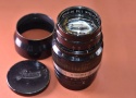 【希 少】LEICA Hektor 7.3cm F1.9 Black×Nickel 純正フード付 【ライカLマウントレンズ】