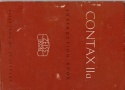 【絶版取説】ZEISS IKON CONTAX IIa 取説
